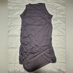 Blue Ruched Dress